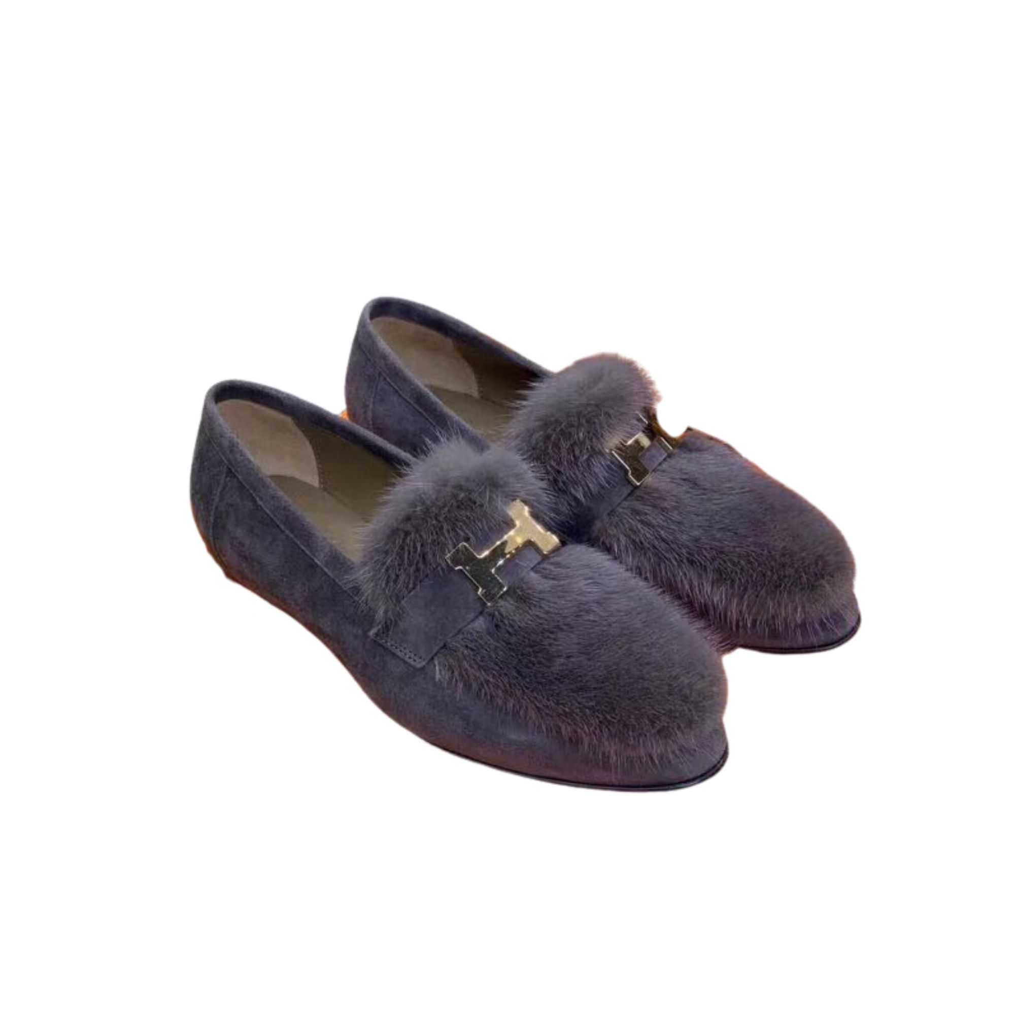 HERMES PARIS LOAFER DARK GREY H202091Z