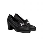 HERMES DAUPHINE 70 LOAFER BLACK H212093Z