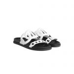 HERMES EXTRA SANDAL WHITE AND BLACK H222153Z