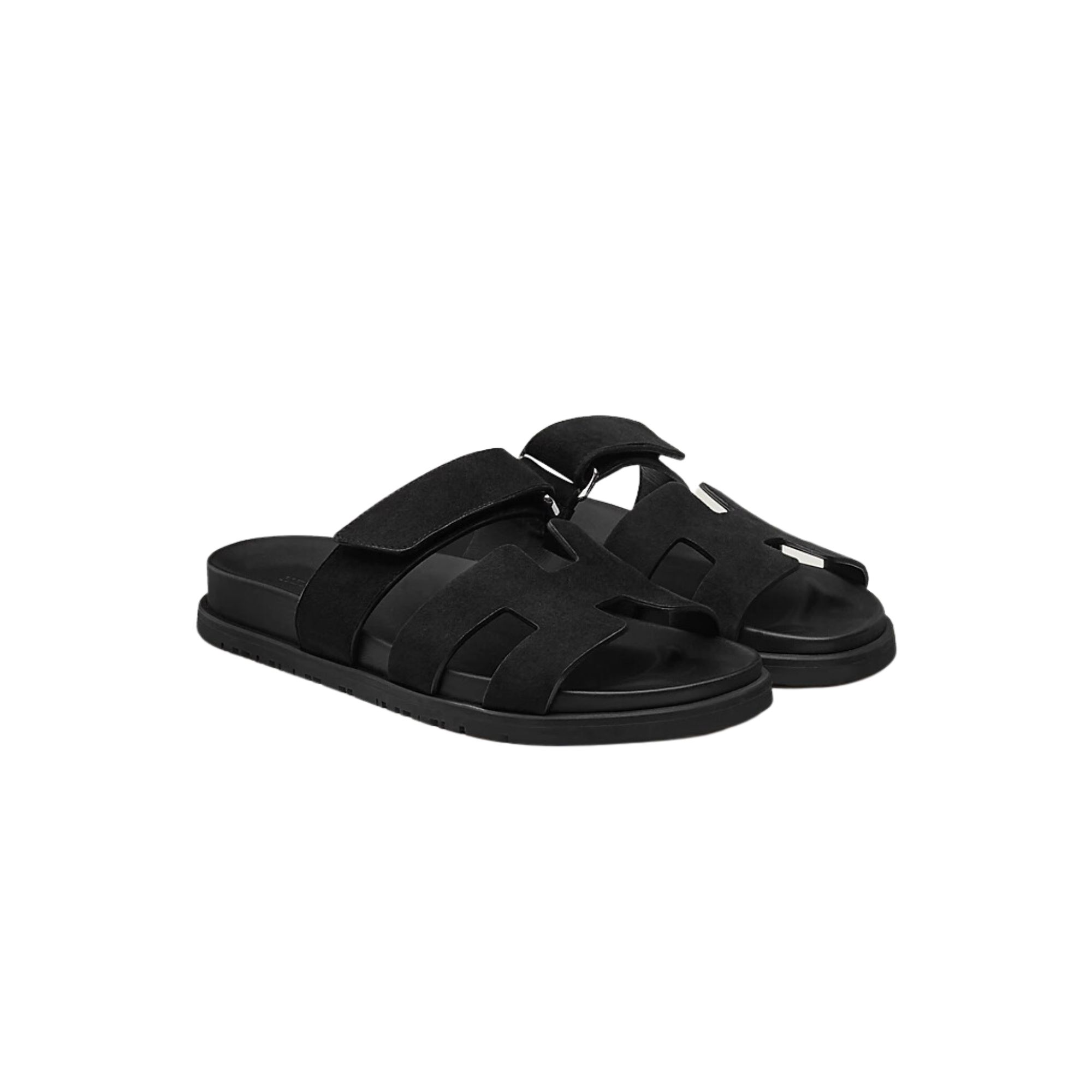 HERMES CHYPRE SANDAL BLACK H222153Z