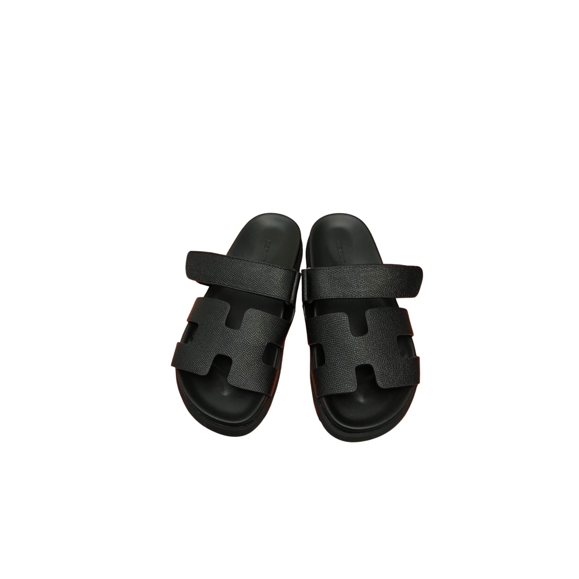 HERMES CHYPRE SANDAL BLACK H222153Z