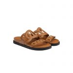 HERMES EXTRA SANDAL BROWN H222302Z