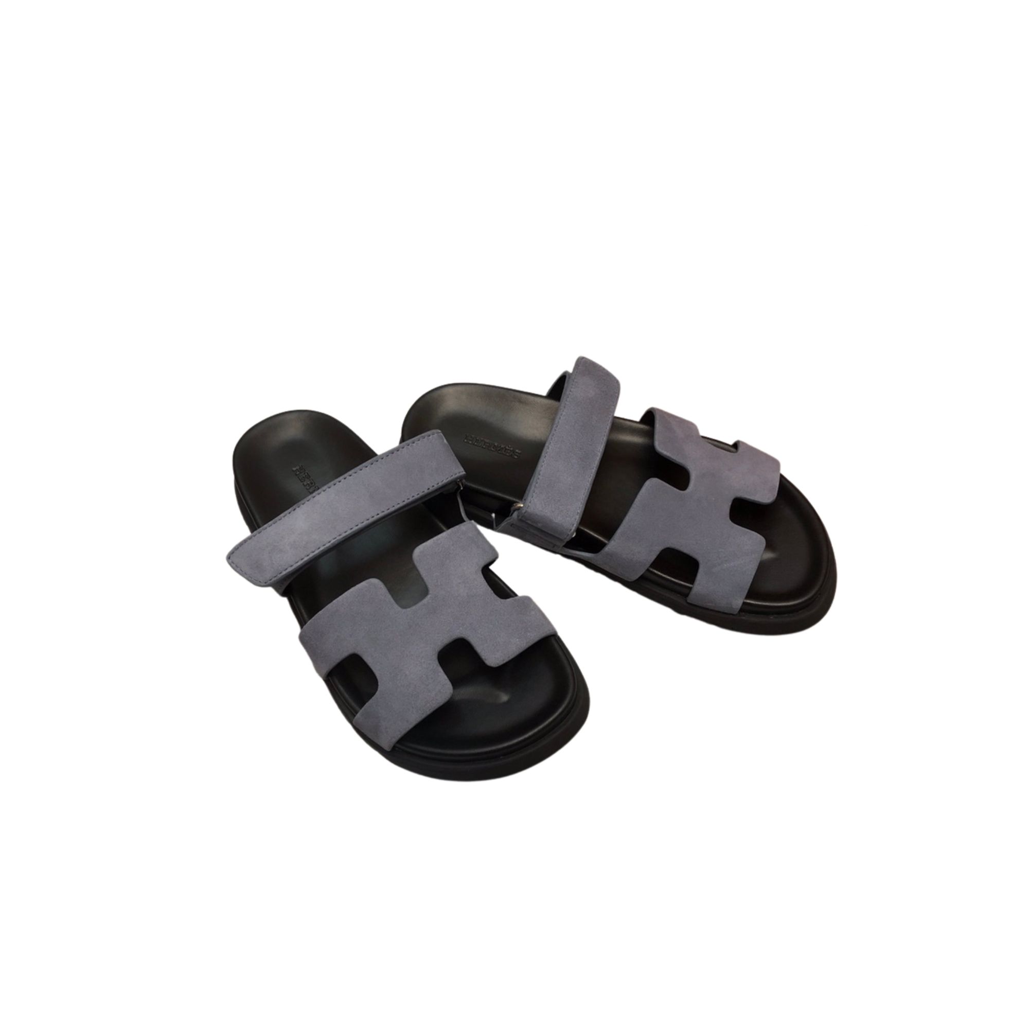 HERMES CHYPRE SANDAL GREY H222153Z