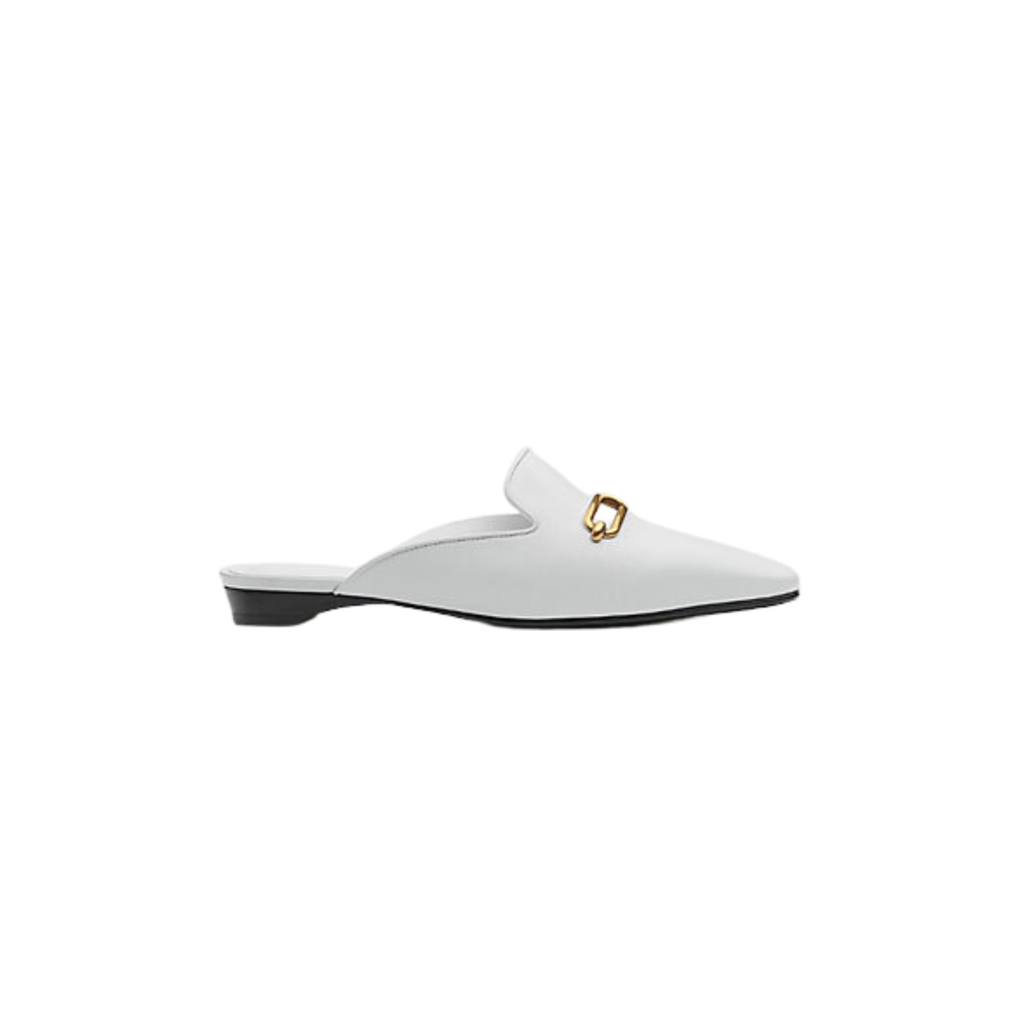 HERMES ESMEE MULE WHITE H221156Z