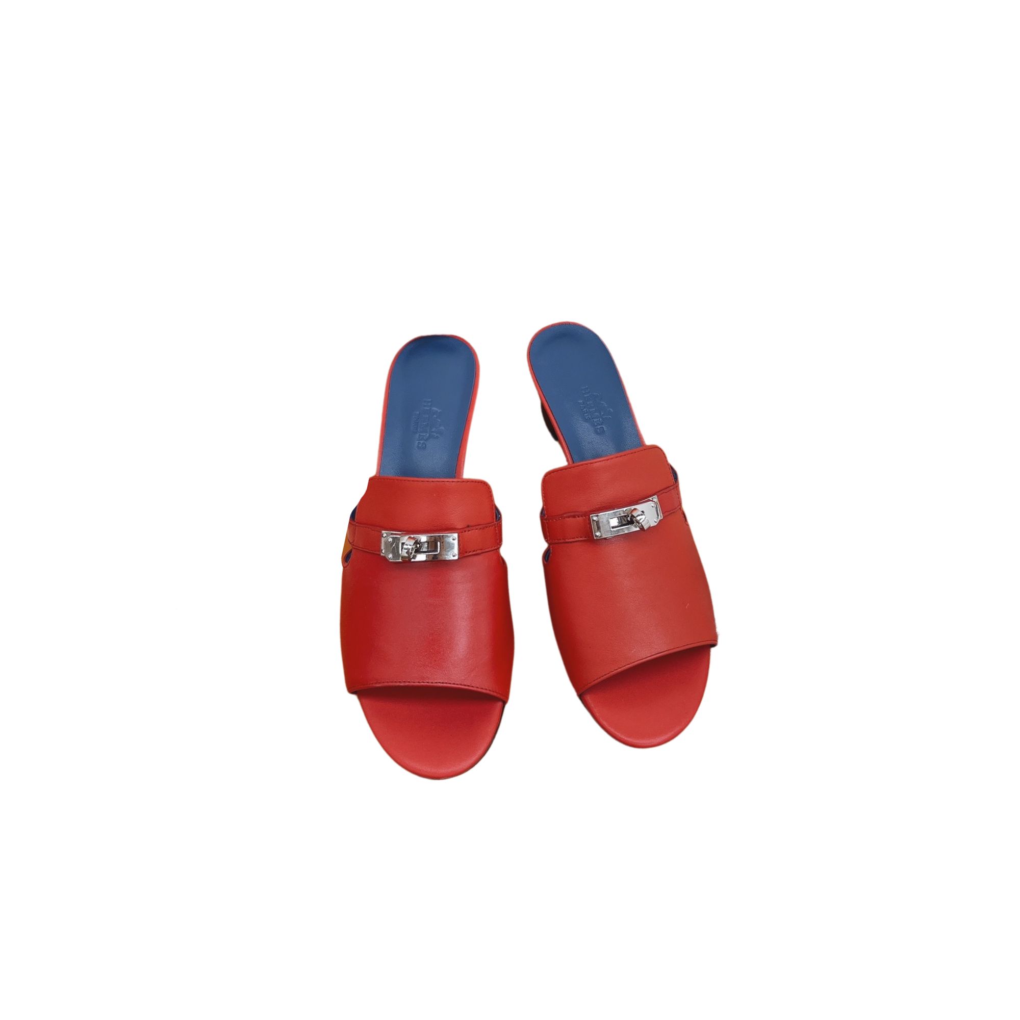 HERMES CUTE SANDAL RED H212221Z