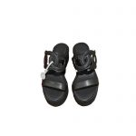 HERMES FIGARI 55 SANDAL BLACK H222149Z