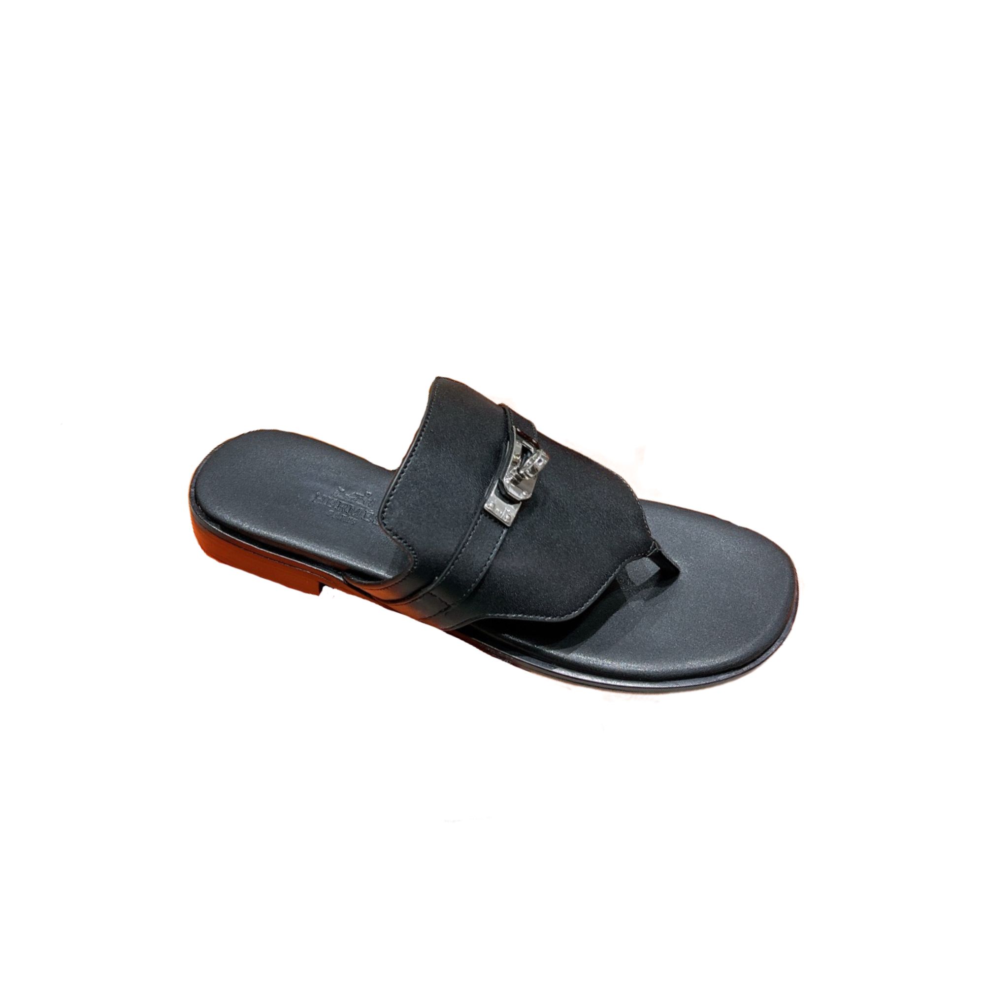 HERMES EMPIRE SANDAL BLACK H221074Z