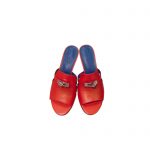 HERMES CUTE SANDAL RED H212221Z