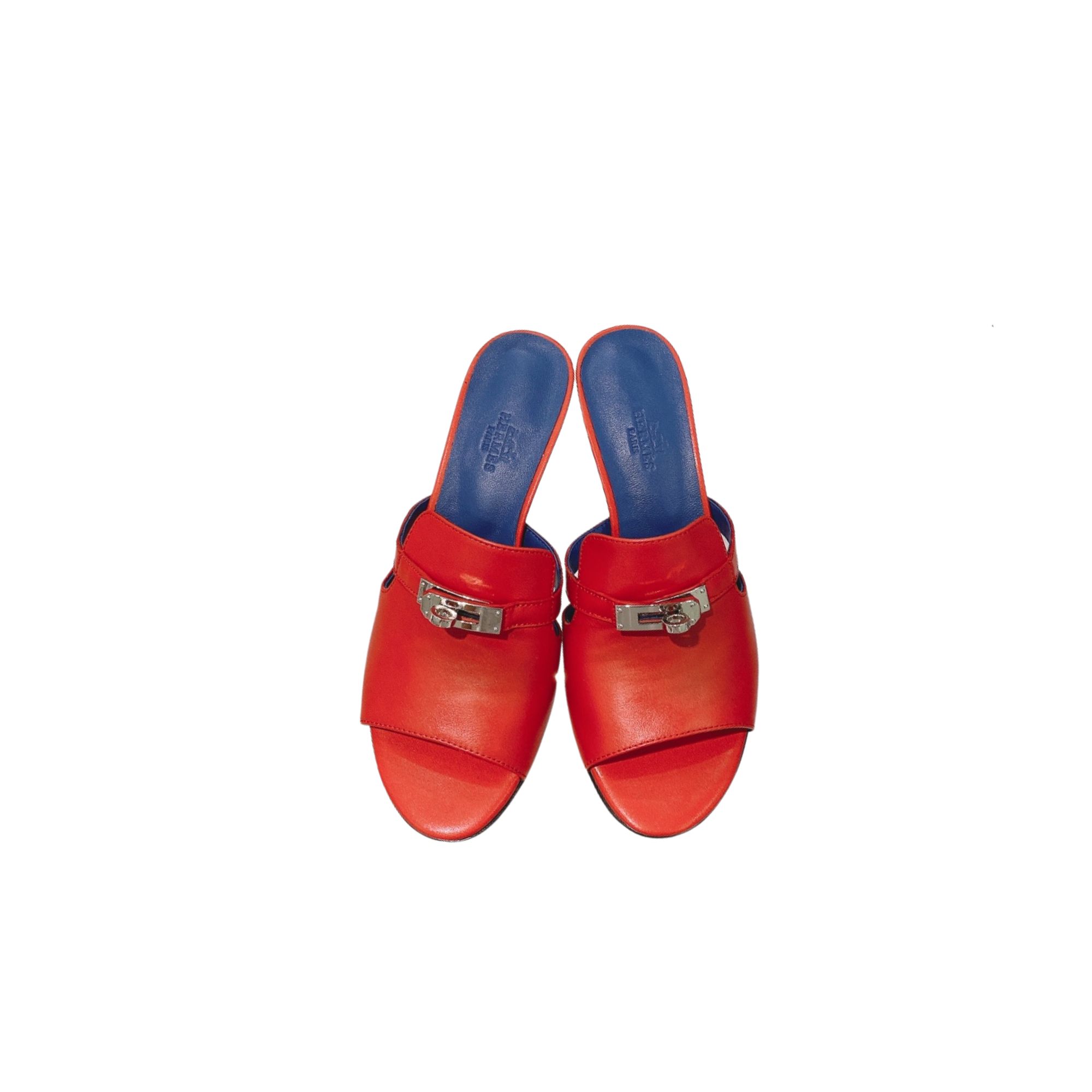 HERMES CUTE SANDAL RED H212221Z