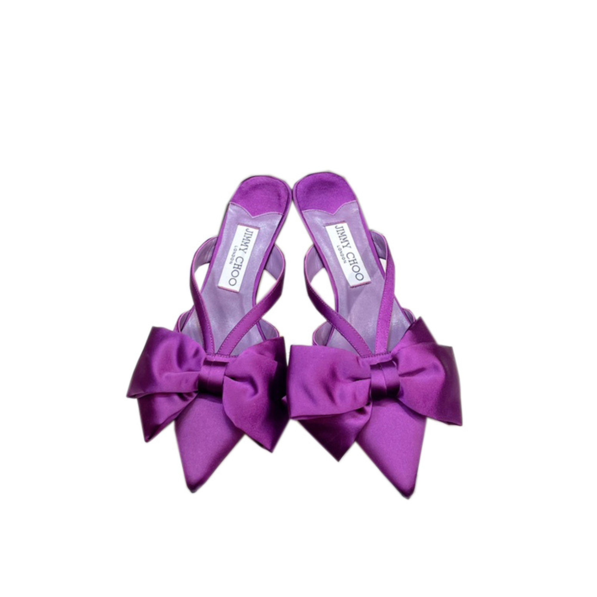 JIMMY CHOO FLACA MULE 50 PURPLE FLACAMULE50AJV