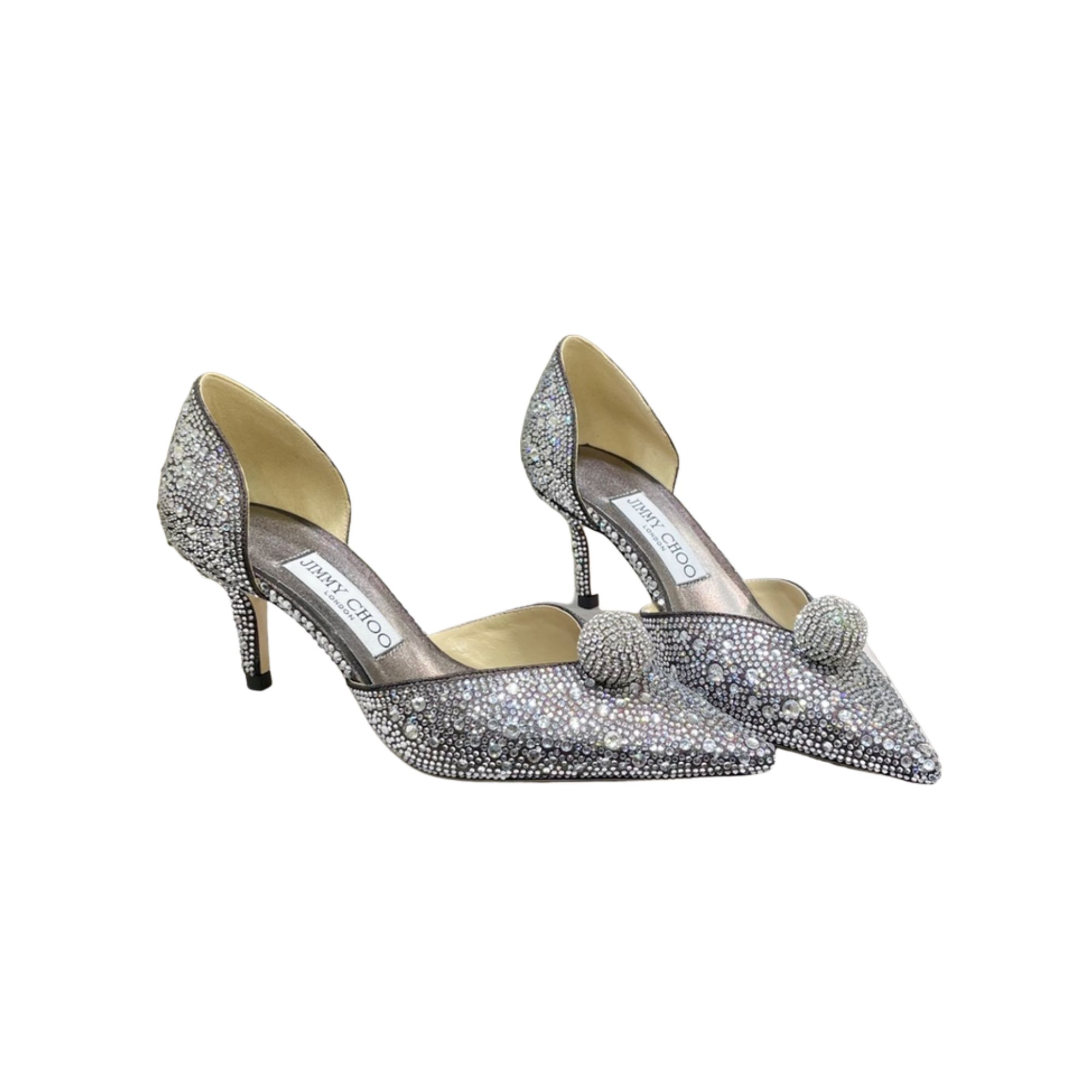 JIMMY CHOO SABINE 85 SILVER SABINE85
