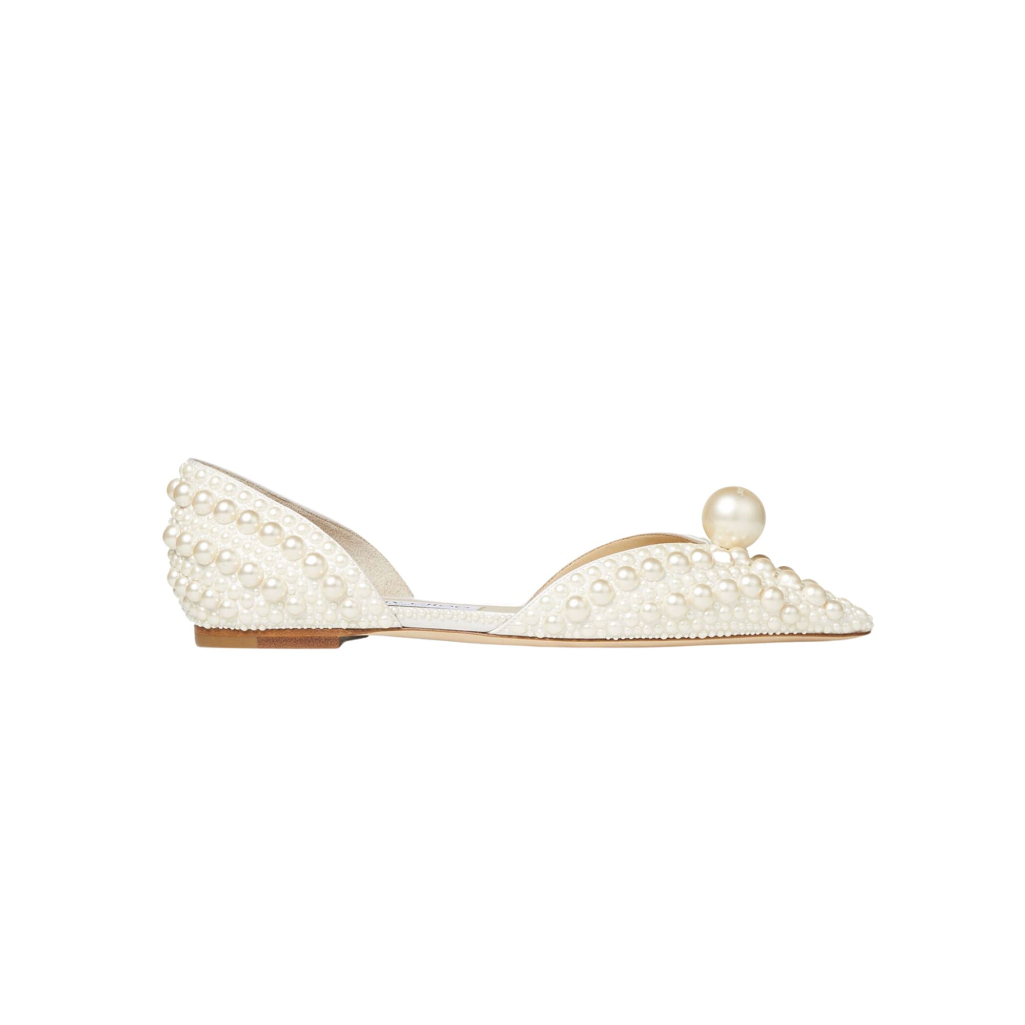 JIMMY CHOO SACORA 100 WHITE SACORA100WOZ