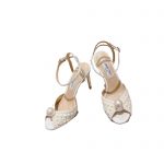 JIMMY CHOO SACORA 100 SANDALS WHITE SACORA100WOZ