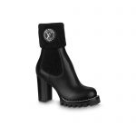 LOUIS VUITTON FAME PLATFORM ANKLE BOOT BLACK 1AABK2
