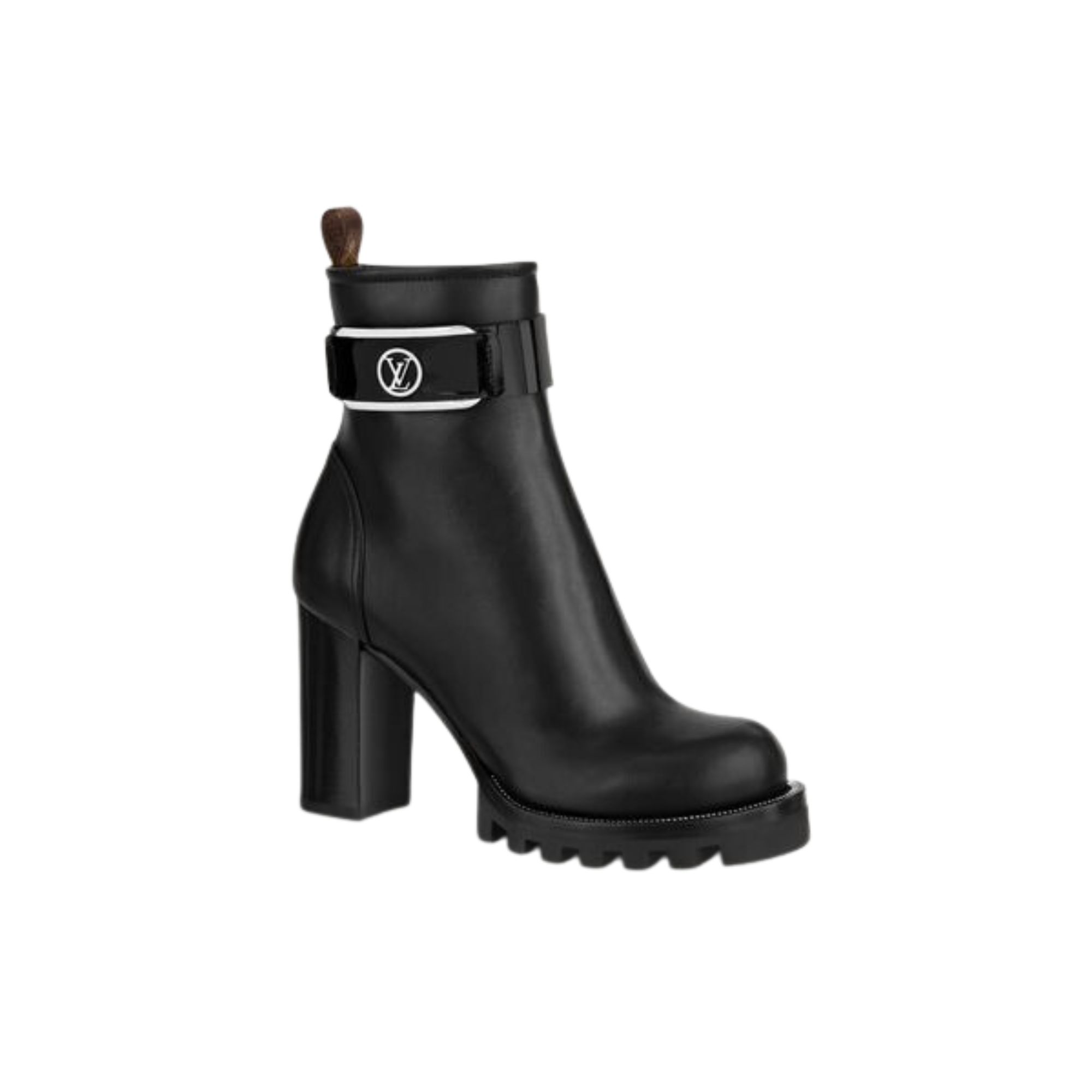 LOUIS VUITTON FAME PLATFORM ANKLE BOOT BLACK 1AABK2