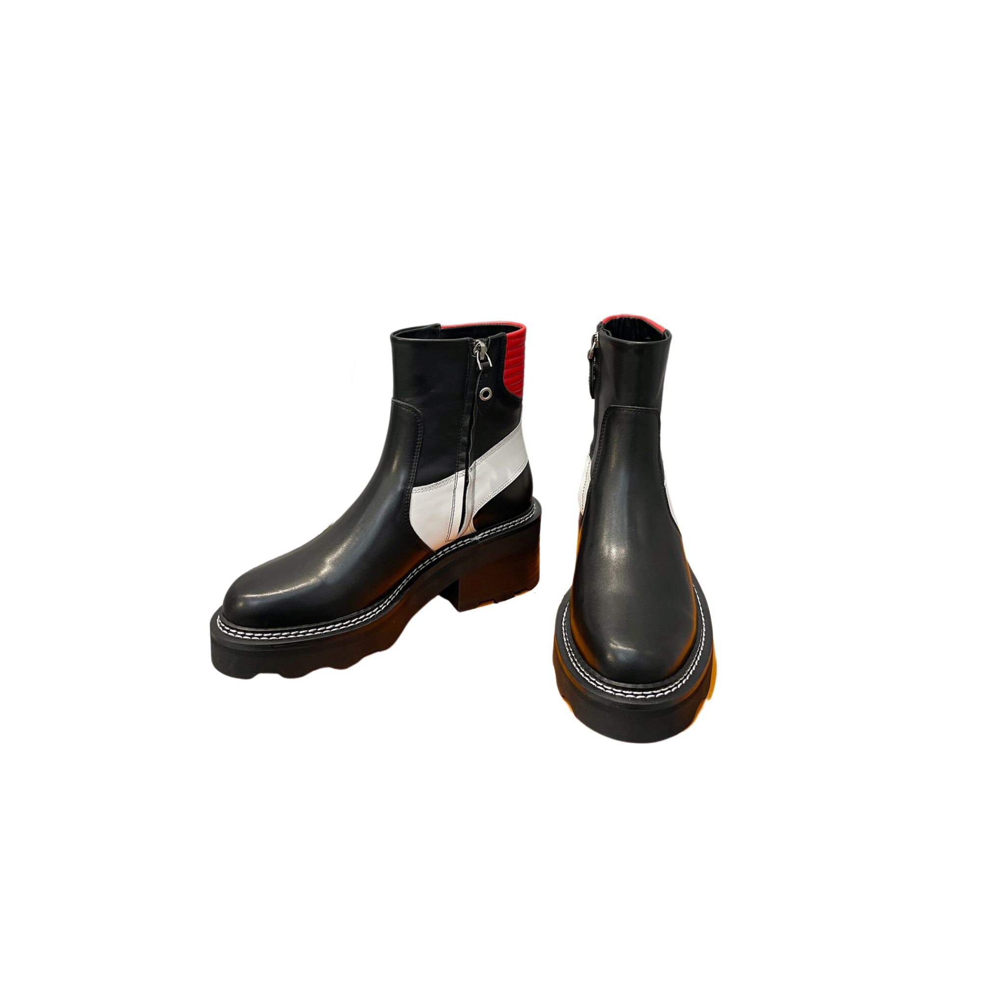 LOUIS VUITTON BEAUBOURG ANKLE BOOTS BLACK 1A9OBP