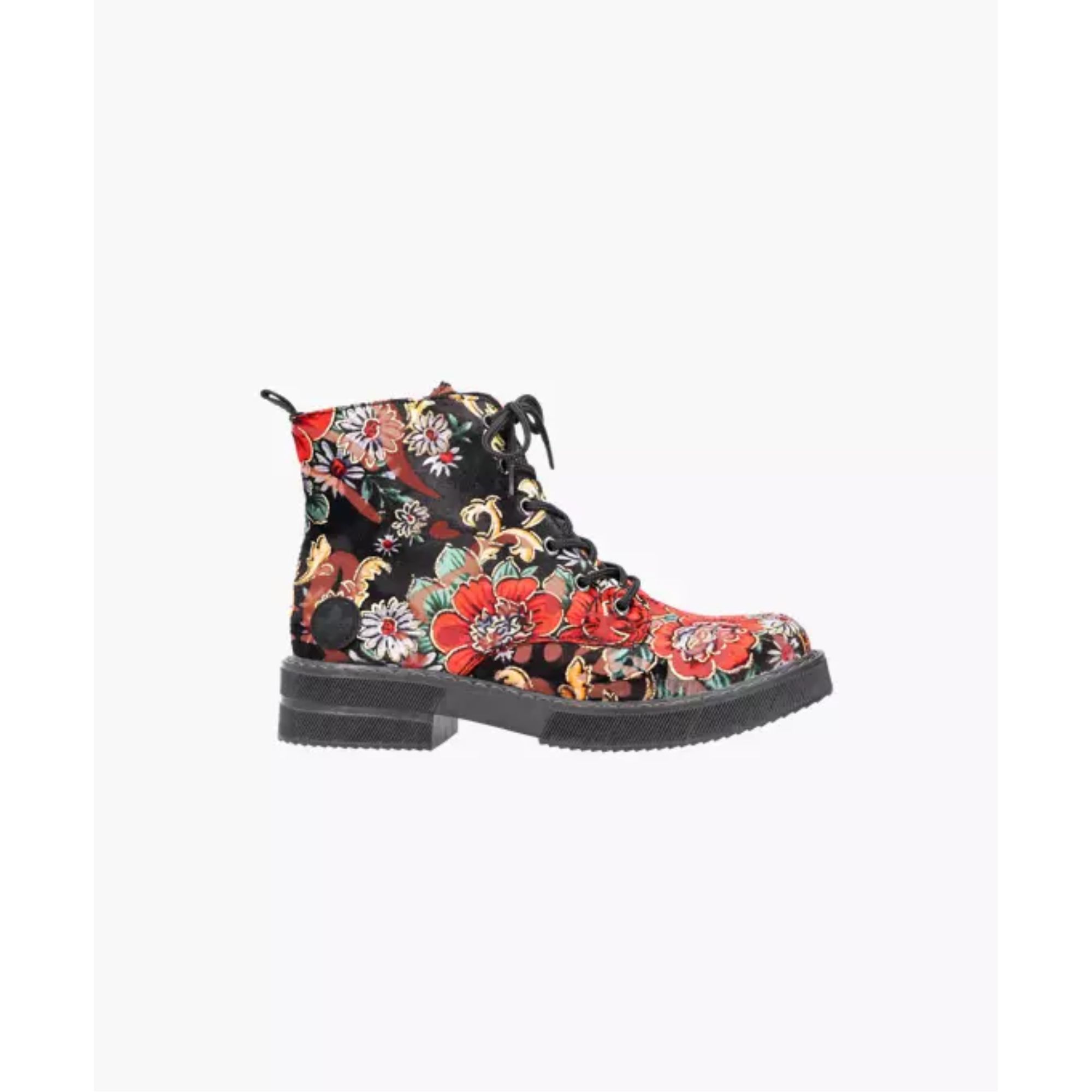 LOUIS VUITTON FLORAL ANKLE BOOTS MULTICOLOR 1A9HAC