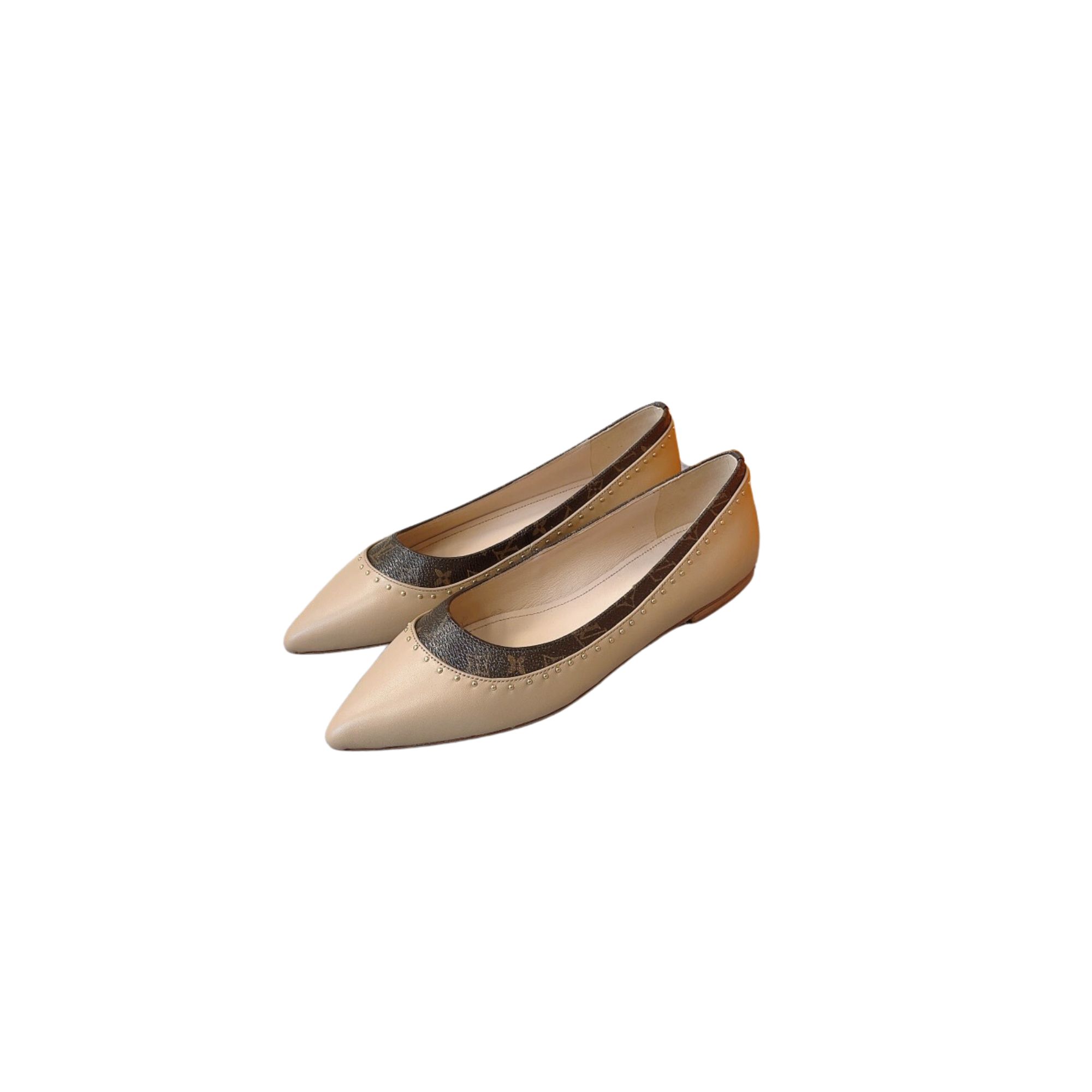 LOUIS VUITTON FLAT BALERINA BEIGE 1ABGL8