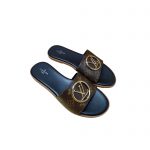 LOUIS VUITTON MULE PLATE LOCK IT COCOA BROWN 1A64MN