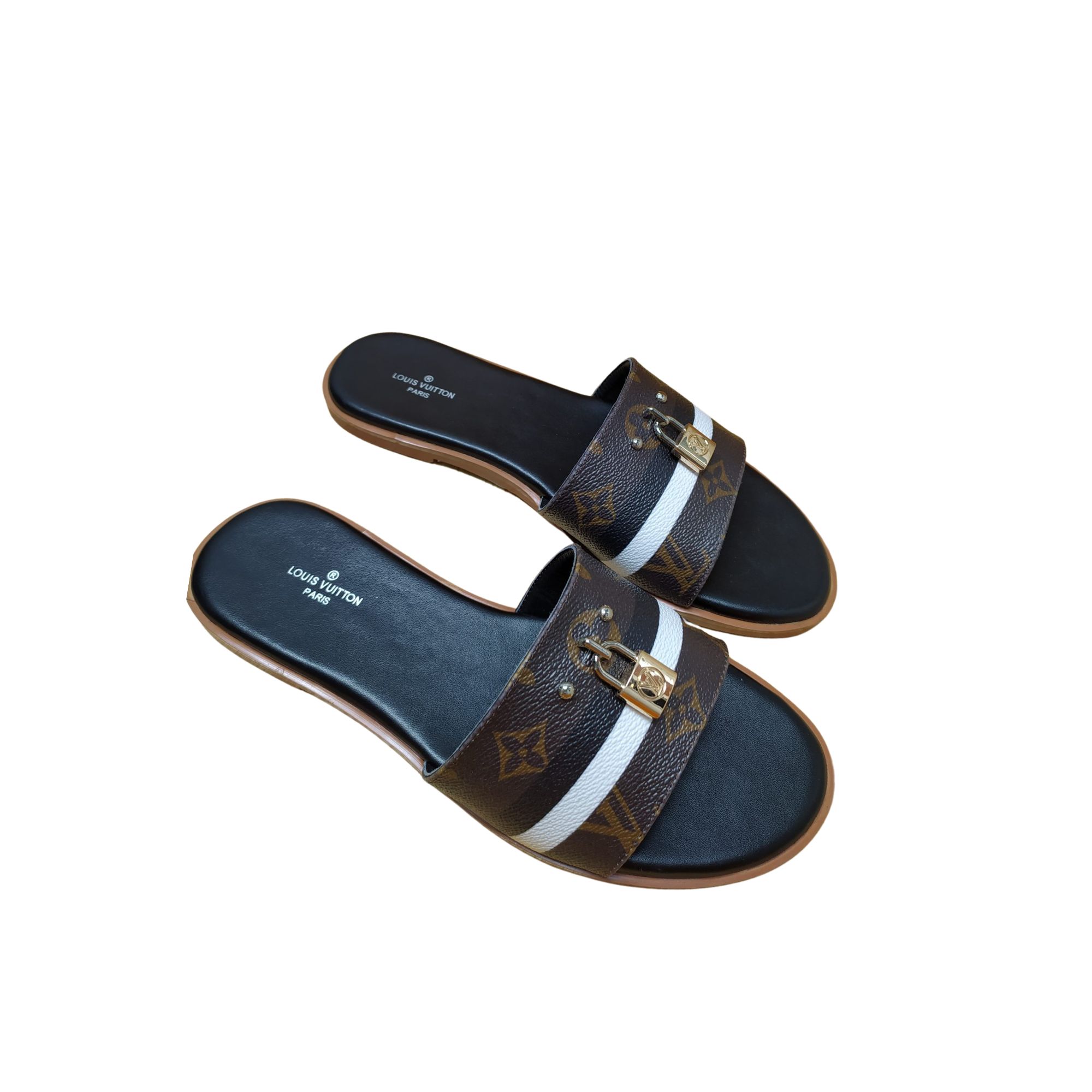 LOUIS VUITTON LOCK IT MULE COCOA BROWN 1AAOVL