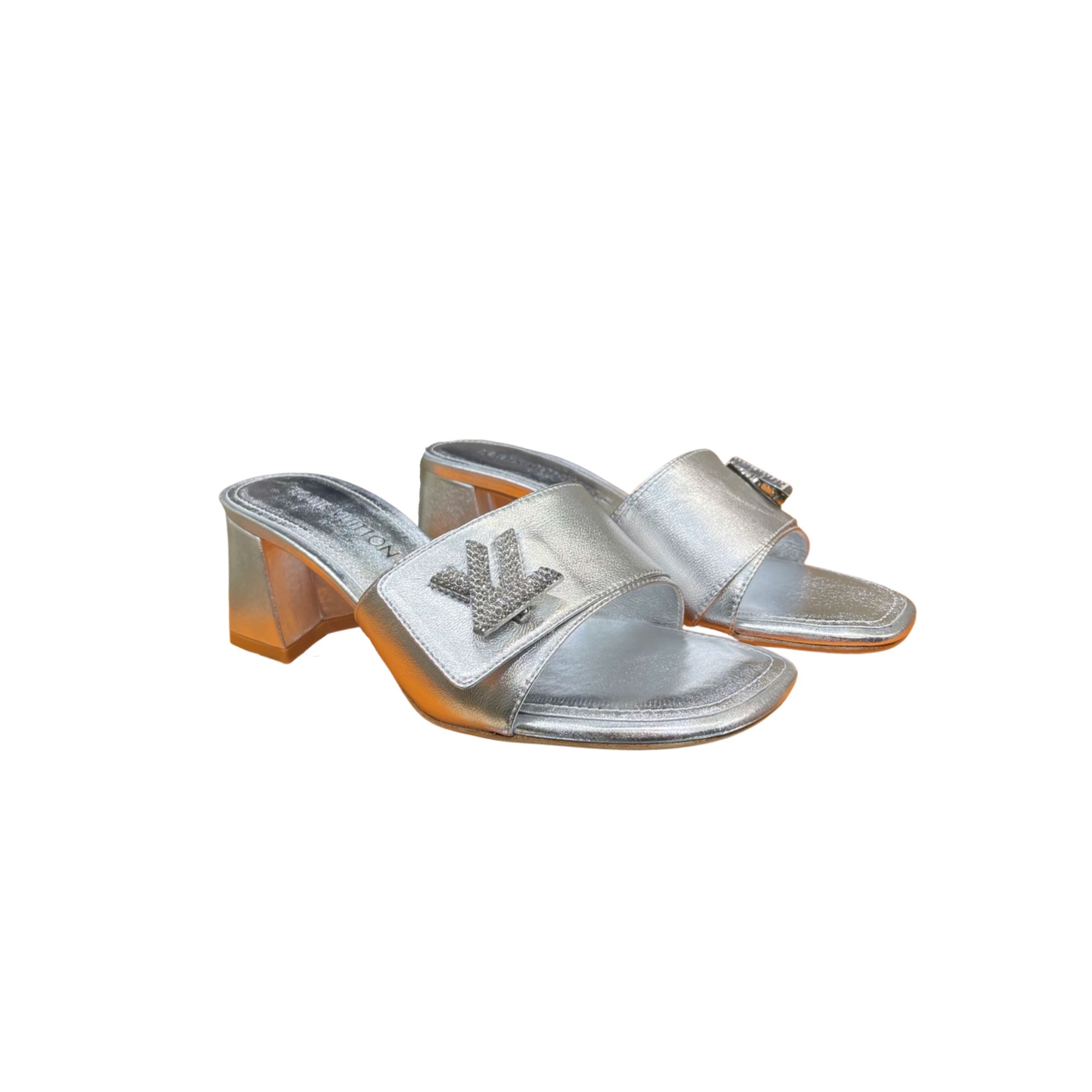 LOUIS VUITTON SHAKE MULE SILVER 1AB1KW