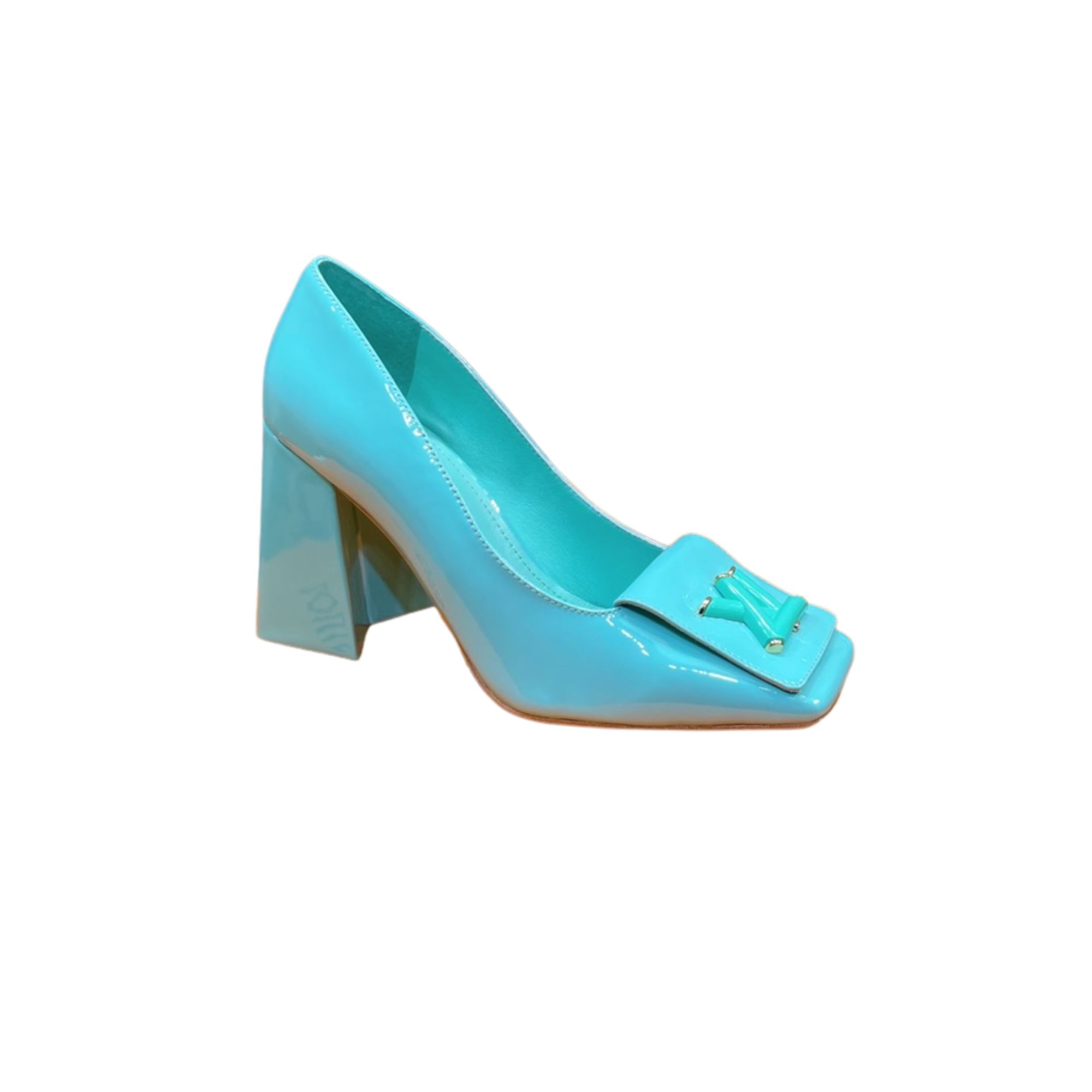 LOUIS VUITTON SHAKE PUMPS TURQUOISE 1AB0SK