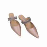 MANOLO BLAHNIK LUTARAFLAT BEIGE 421-1156-0009