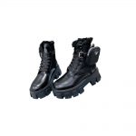PRADA MONOLITH BOOTS WITH POUCH BLACK 1T255M