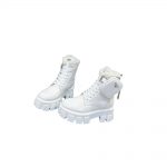 PRADA MONOLITH BOOTS WITH POUCH WHITE 1T255M