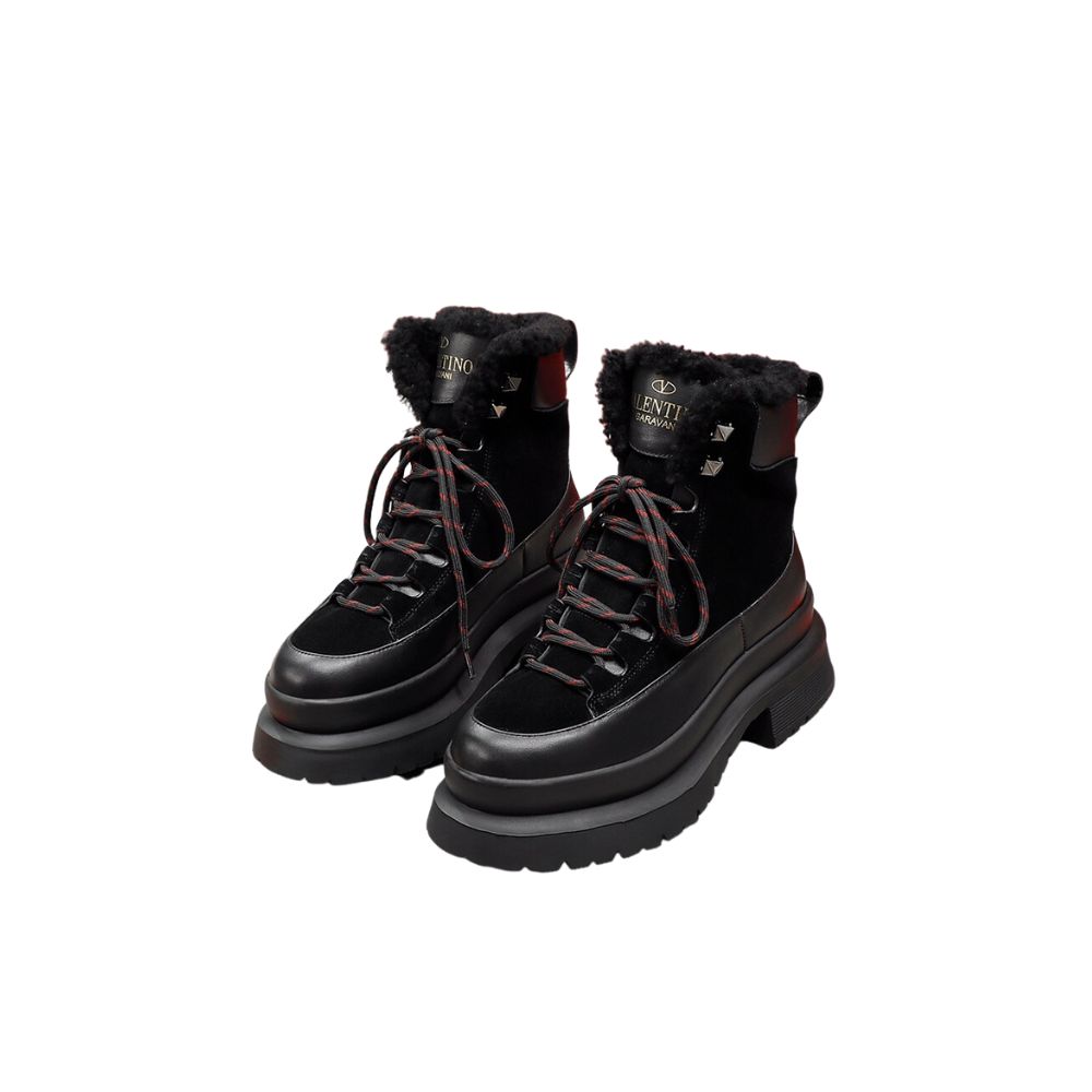 VALENTINO GARAVANI ANKLE BOOTS BLACK WS0Q03BEK