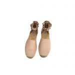 VALENTINO GARAVANI LEATHER ESPADRILLES NUDE P403204