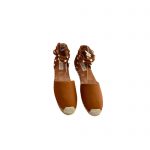 VALENTINO GARAVANI LEATHER ESPADRILLES BROWN P403204