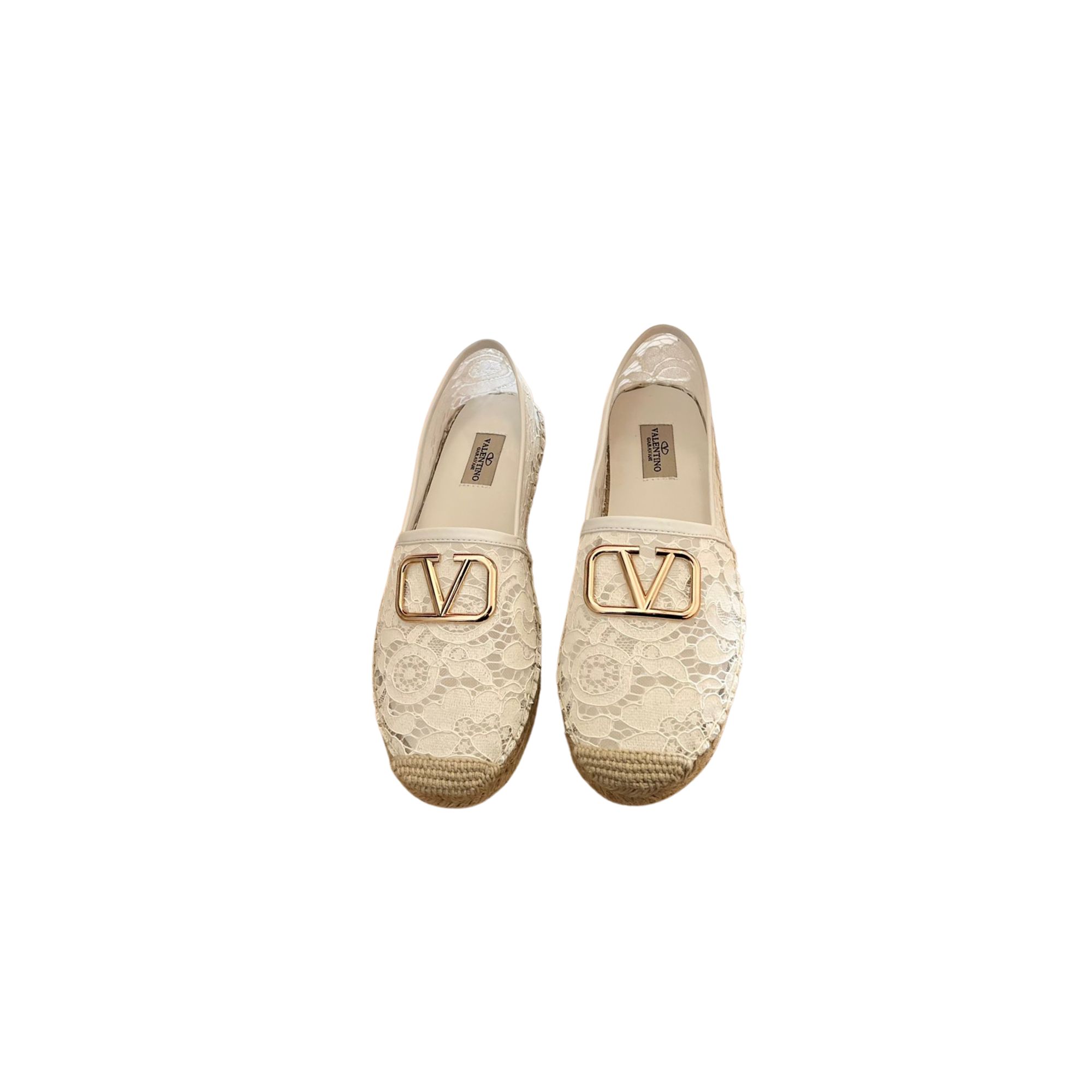 VALENTINO GARAVANI ESPADRILLES WHITE P403204