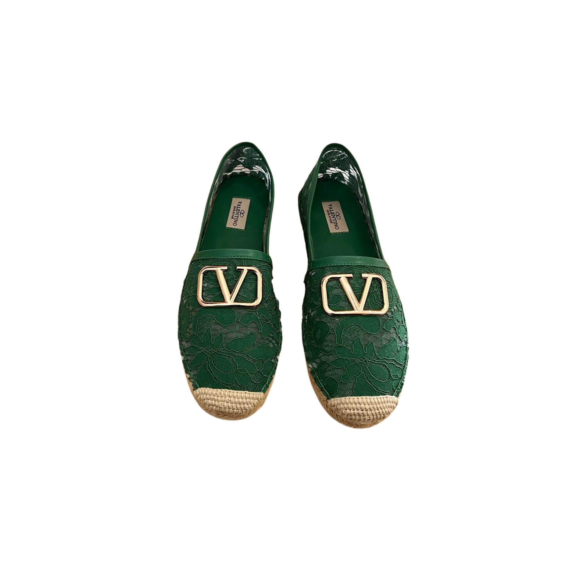 VALENTINO GARAVANI ESPADRILLES GREEN P403204