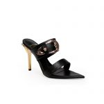 VERSACE BUCKLE HEELS BLACK E74VA3S70