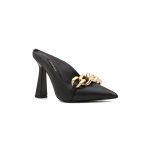 VERSACE LA MEDUSA SLING-BACK PUMPS BLACK 1001207