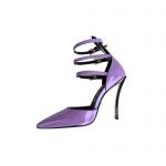 VERSACE PIN-POINT PUMPS PURPLE 1007256