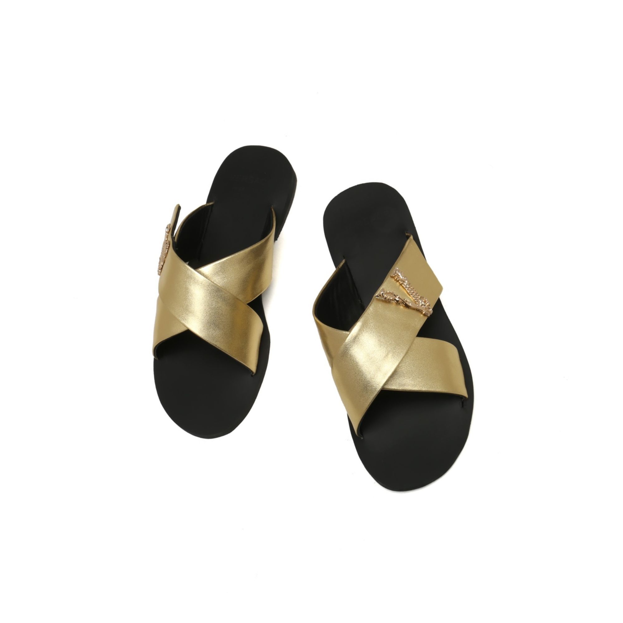 VERSACE SANDALS GOLD 1004754