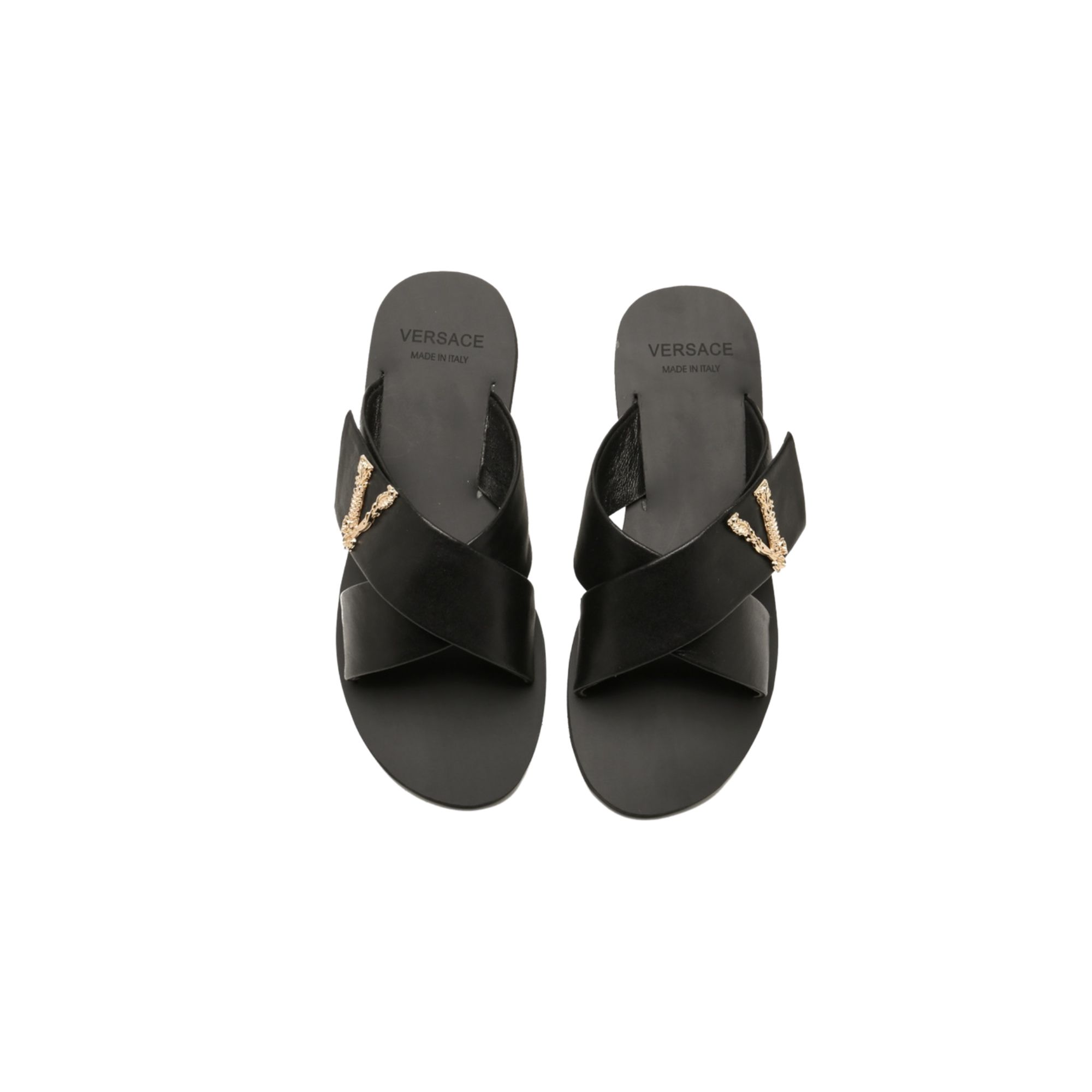 VERSACE SANDALS BLACK 1004754