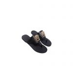 VERSACE FLAT SANDALS BLACK DSR257C