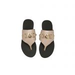 VERSACE FLAT SANDALS BEIGE 375120