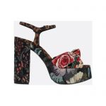 YVES SAINT LAURENT BIANCA PLATFORM SANDALS MULTI COLOR 606713AAA