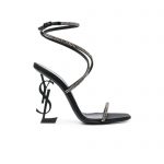SAINT LAURENT OPYUM SANDALS BLACK 7323391U