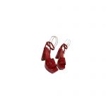 YVES SAINT LAURENT TRIBUTE PLATFORM SANDALS RED 315487AAA