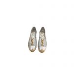 YVES SAINT LAURENT ESPADRILLES SILVER 6059561