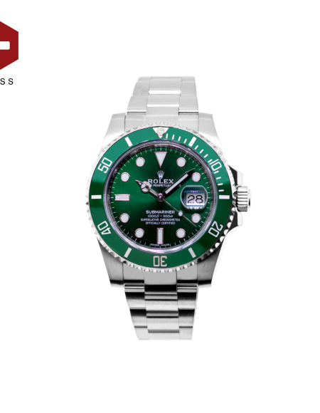 SWISS ROLEX SUBMARINER THE HULK GREEN 116610