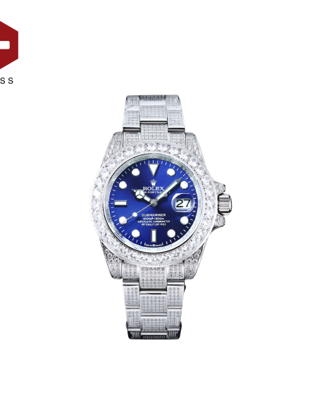 SWISS ROLEX SUBMARINER DIAMOND DIAL BLUE 919001
