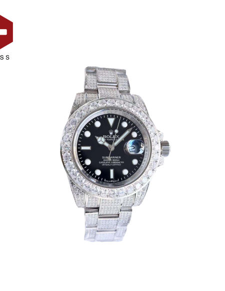 SWISS ROLEX SUBMARINER DIAMOND DIAL BLACK 919001