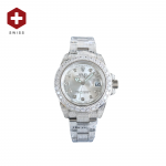 SWISS ROLEX DATEJUST DIAMOND DIAL SILVER 126334