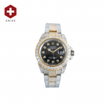 SWISS ROLEX DATEJUST DIAMOND DIAL BLACK 126334